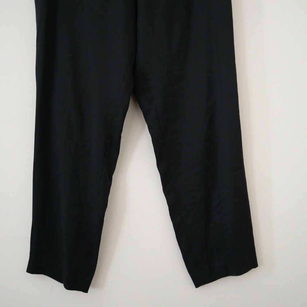 NWT Natori Size 14W Sanded Twill Silky Slack Pants Black Flat Front MSRP $238 - Picture 7 of 10